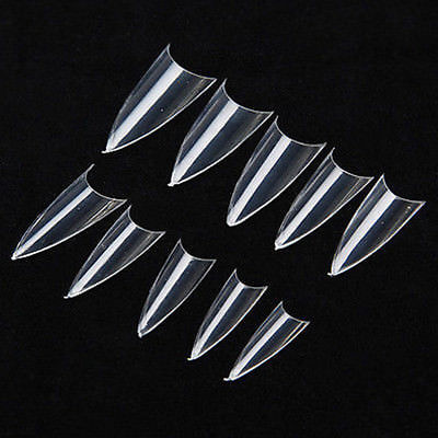 500 Stiletto Tips Klar