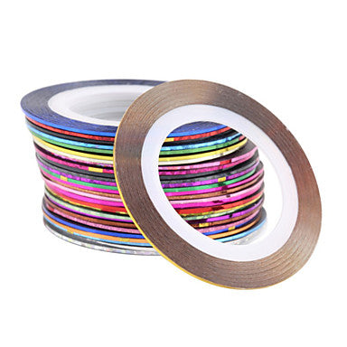 30x Nail Art Stripes