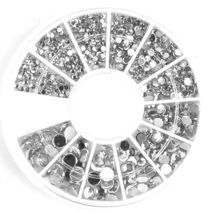 360 strass, argent