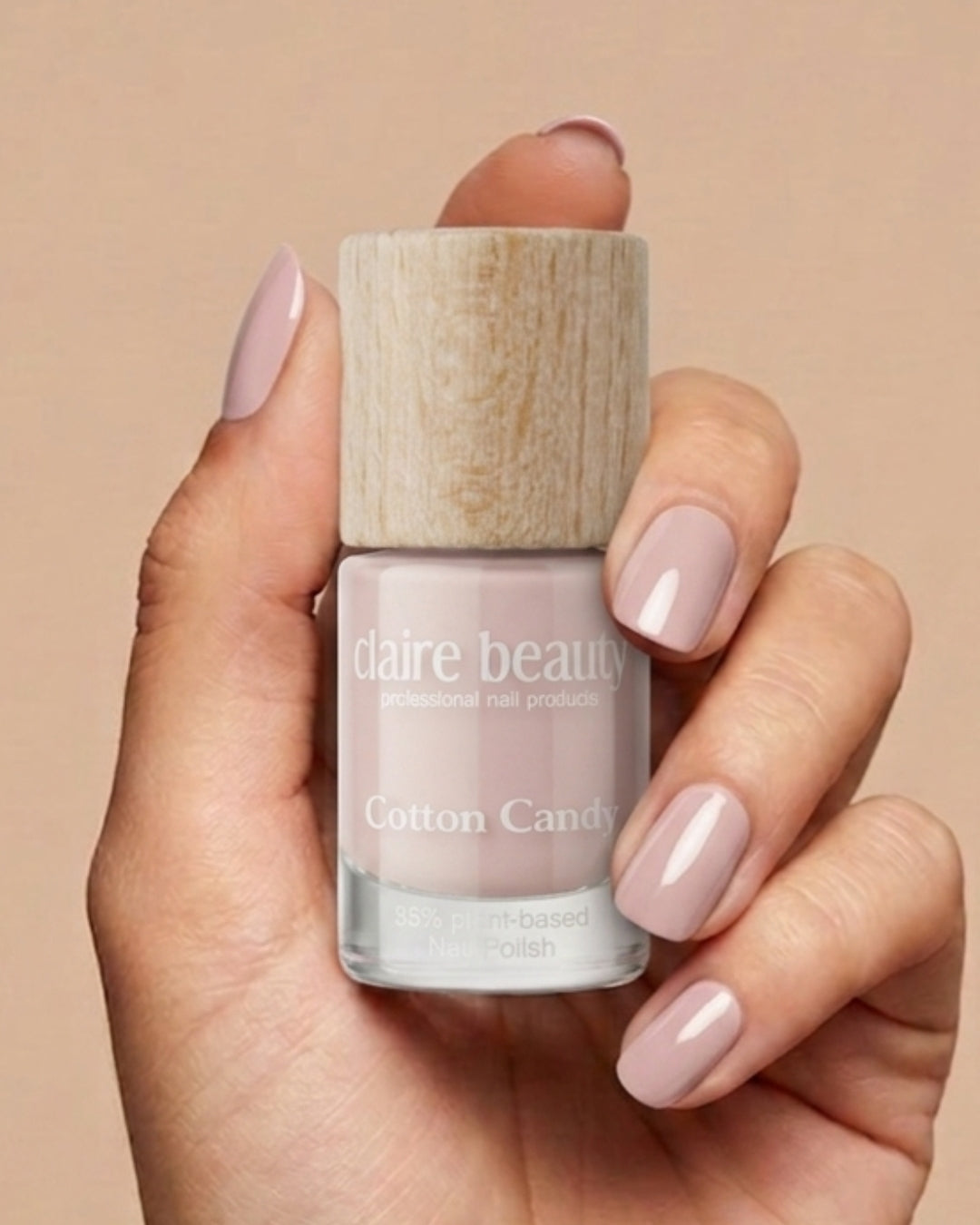 Green Plant Based Nagellack Cotton Candy