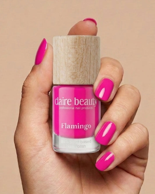 Green Plant Based Nagellack Flamingo