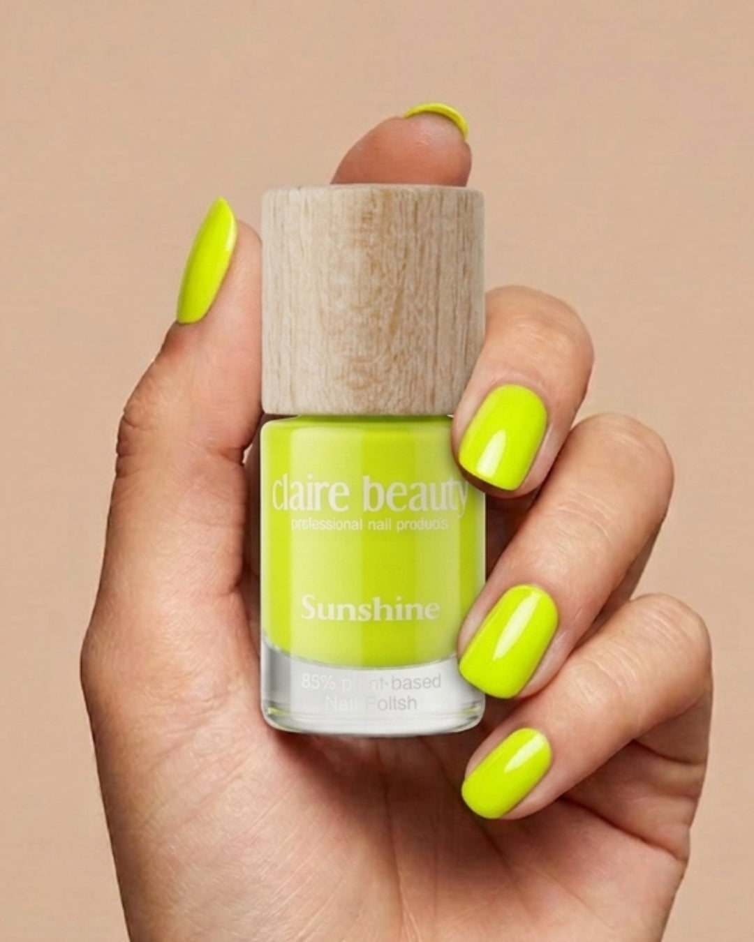 Green Plant Based Nagellack Sunshine