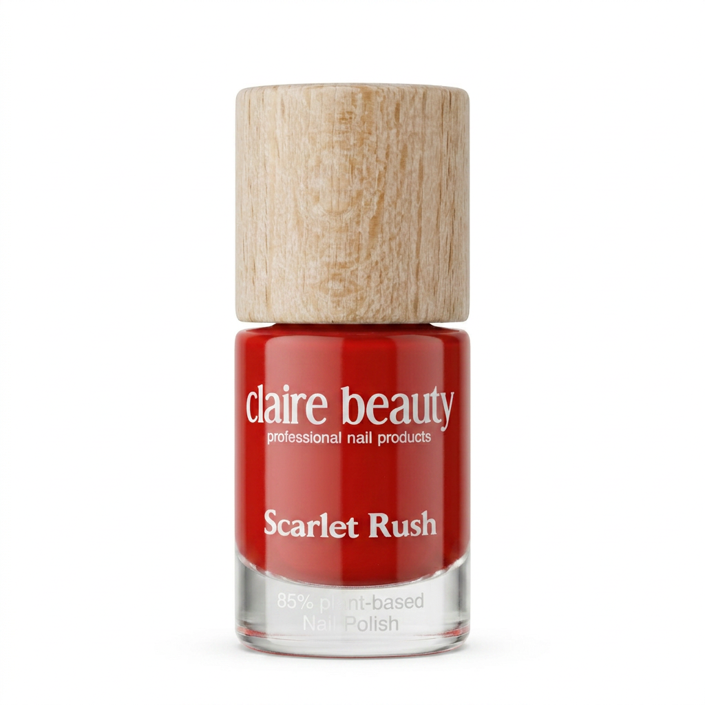 Green Plant Based Nagellack Scarlet Rush