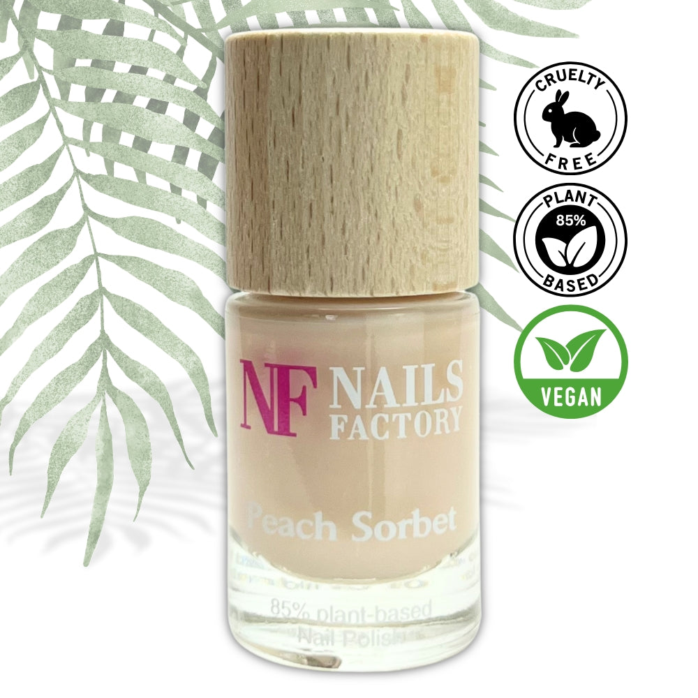 Green Plant Based Nagellack Peach Sorbet | Last Stock