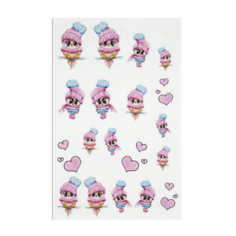 Nailart Tattoo Eule II