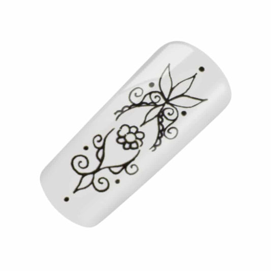 Nailart Tattoo Indian Style