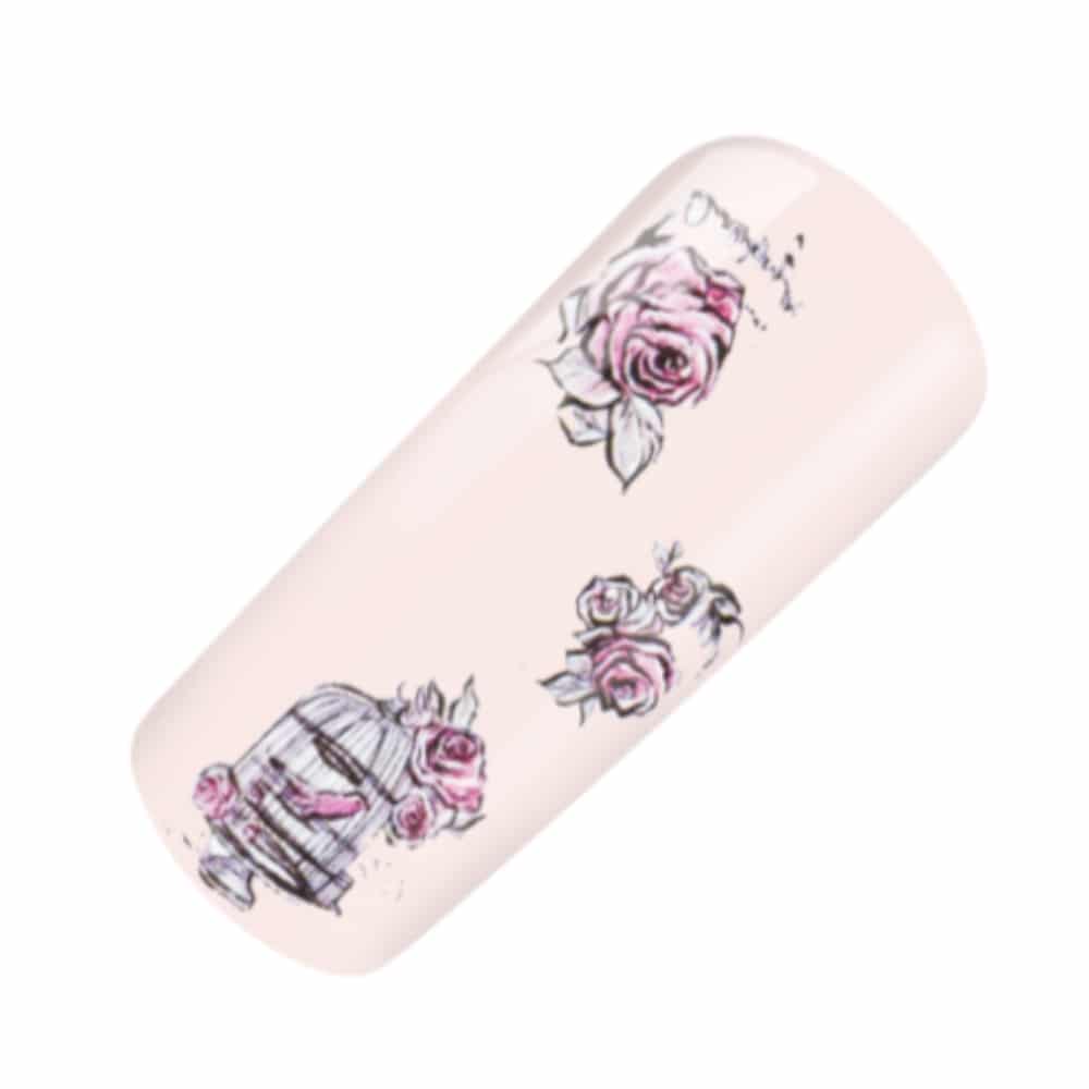 Nailart Tattoo Rose Ornament