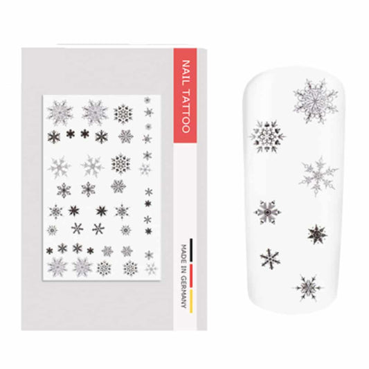 Nailart Tattoo Schneeflocke III