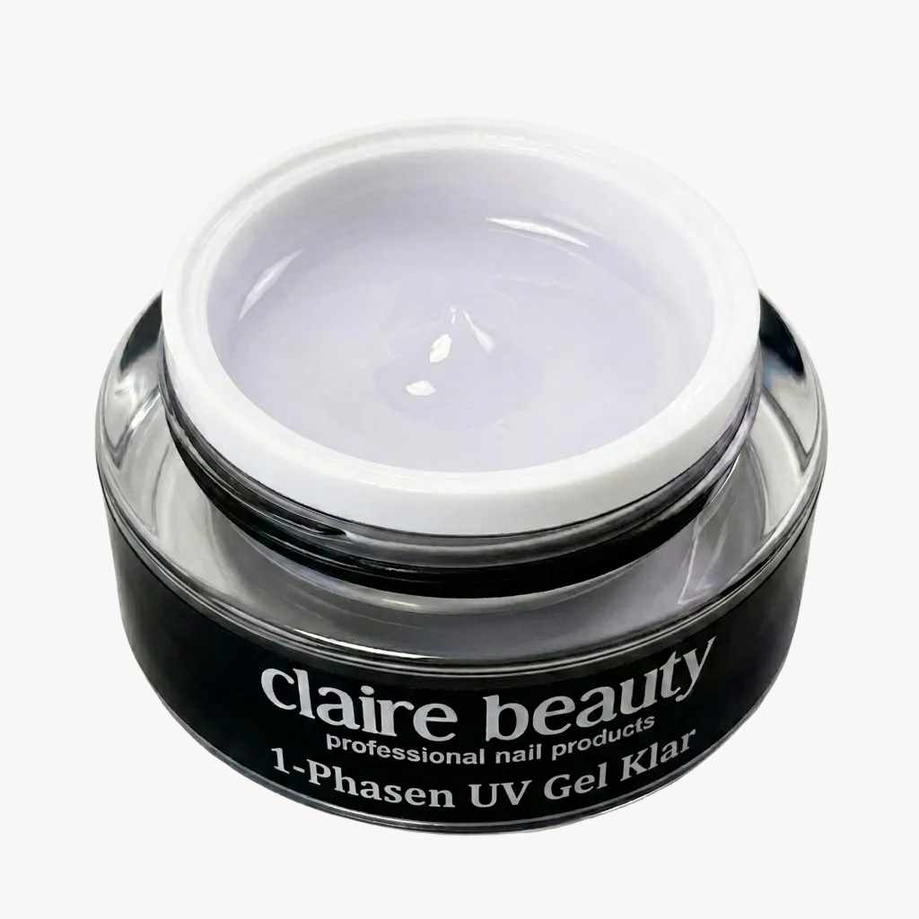 1-Phasen UV Gel Klar 14 ml von claire beauty