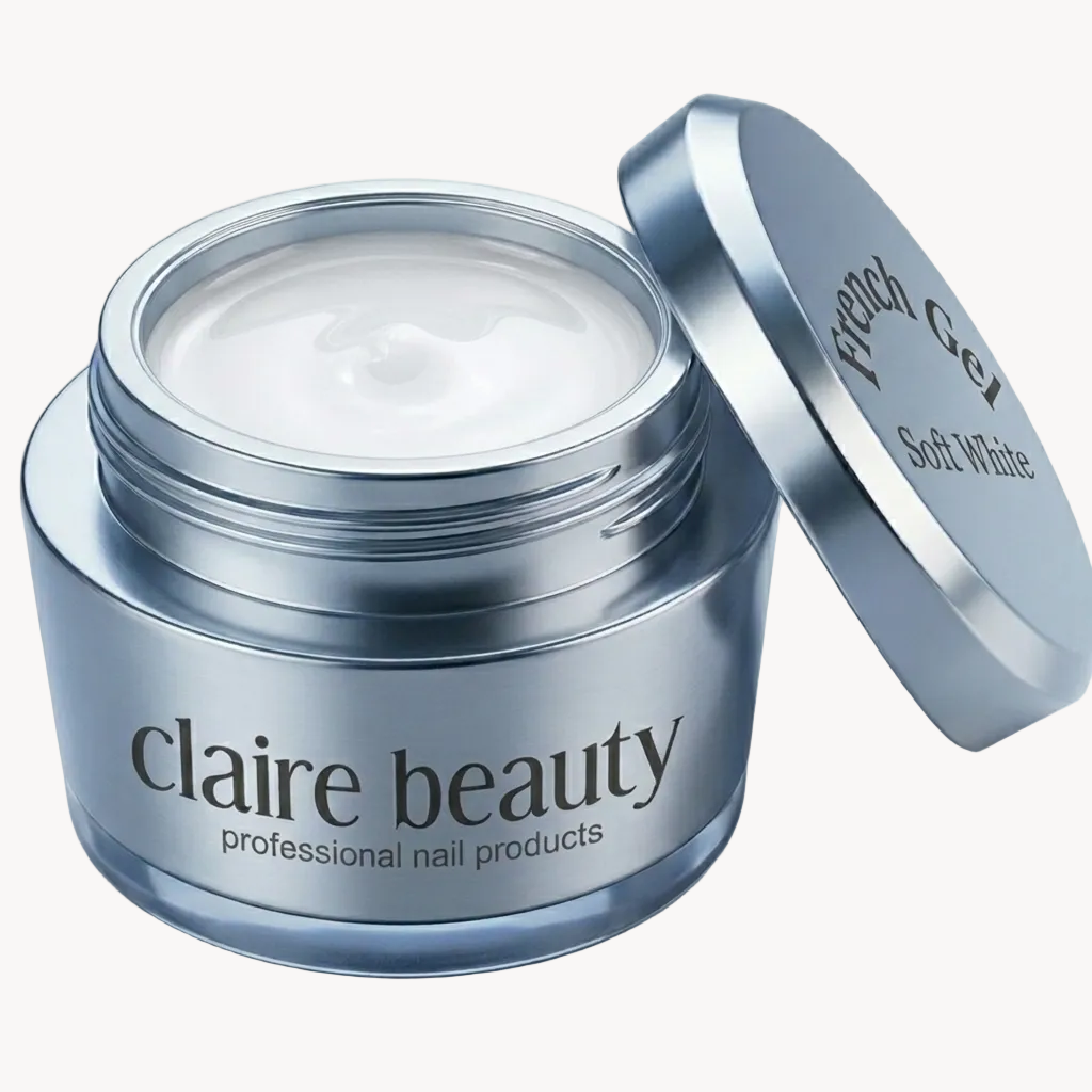 French Gel Soft White von claire beauty – milchiges French Gel für natürliche French Nails