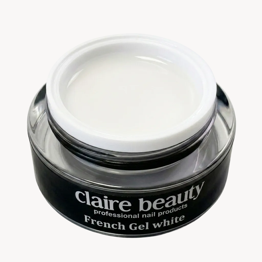 Competition French Gel Weiss von claire beauty – strahlend weisses French Gel für präzise Smilelines