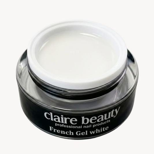Competition French Gel Weiss von claire beauty – strahlend weisses French Gel für präzise Smilelines