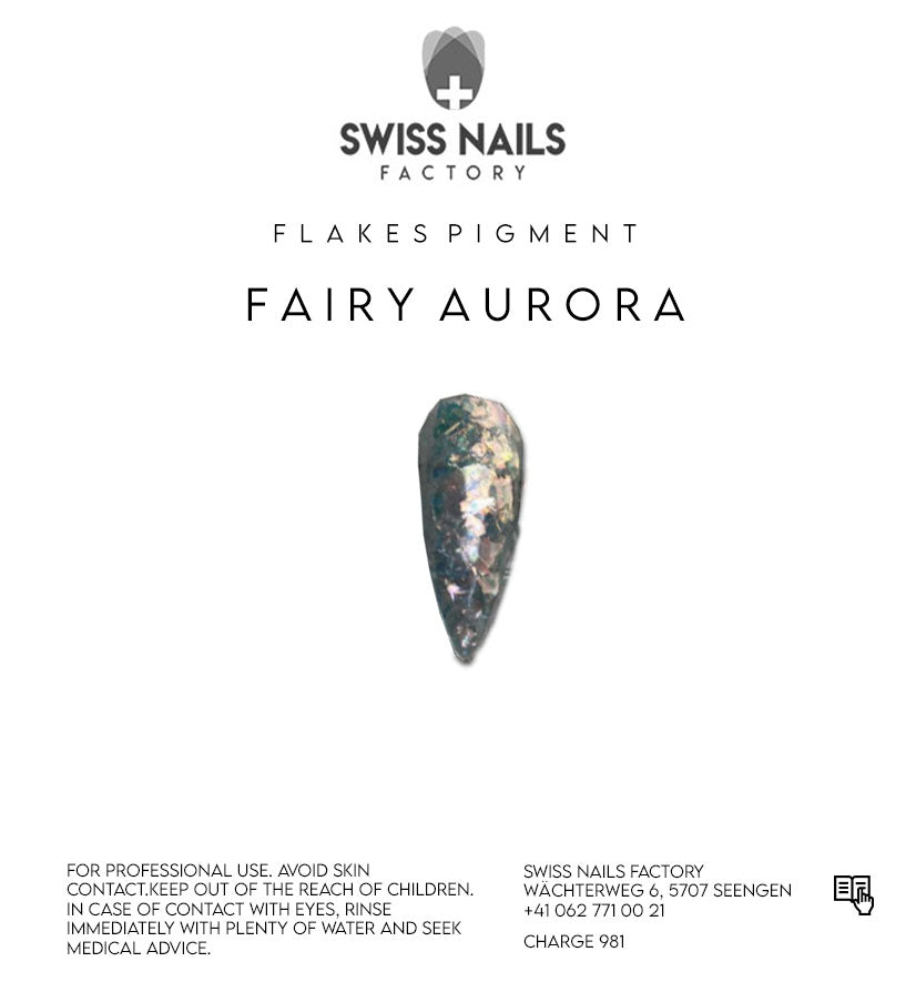 Flocons de glace aurore féérique-Rose et blanc WF14