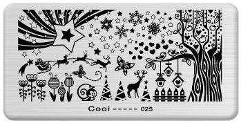 Nailart Stamping Schablone Nr. 25
