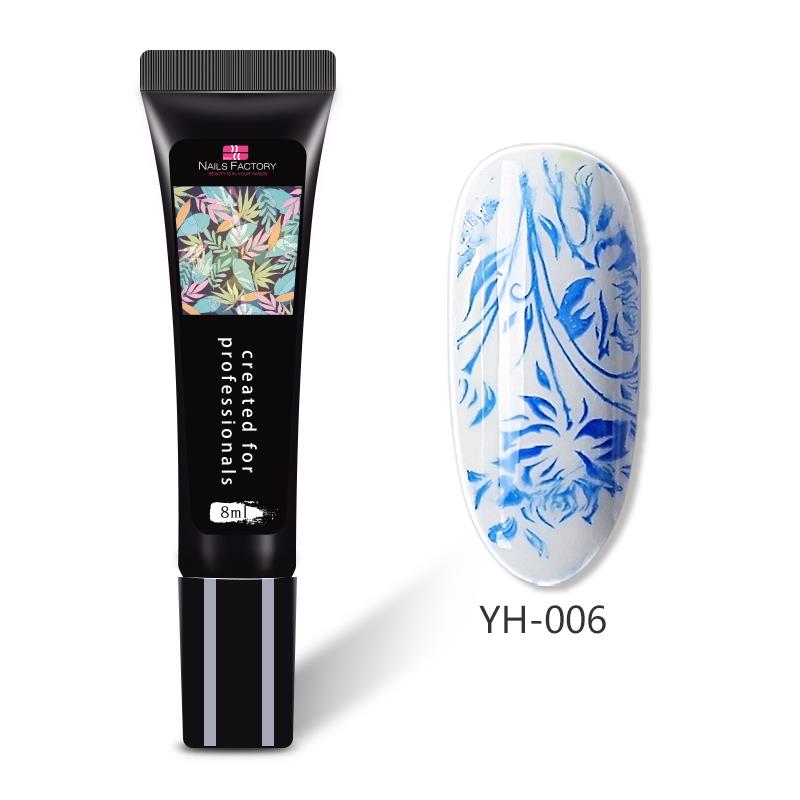 Stamping Gel Blue Nr. 6 8ml