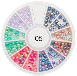 180 Strasssteine Bunte Kugeln