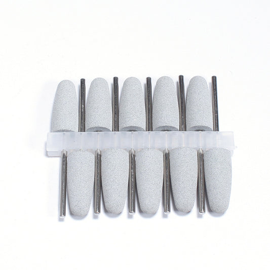 Feiner Silikonpolierer von Nails Factory, 150 Grit, 1 cm lang, graue Schleiffläche für Nagel- und Kunsthandwerk.
