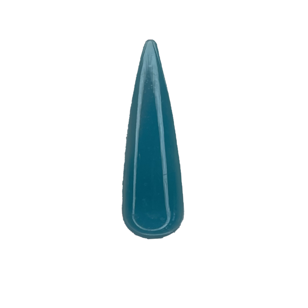 Nails Factory 2-in-1 Dipping & Acryl Puder System in Jeans Nr. R4242, 30 g, mit Nagelmodell und Farbschichten.