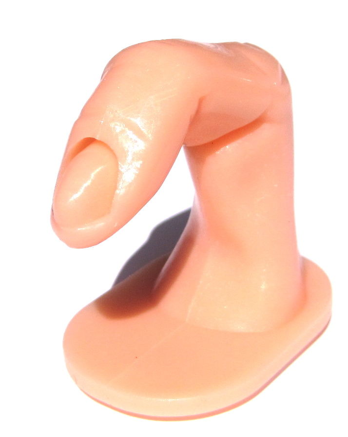 2 Stück Übungsfinger ohne Nagel für Tips