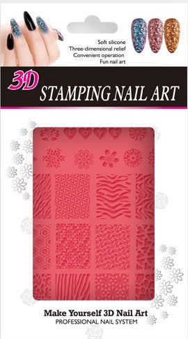 3D Silikon Stamping Matte XY01