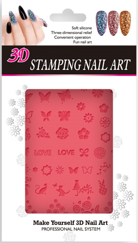 3D Silikon Stamping Matte XY04