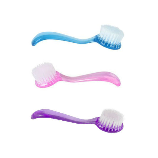 3er Set Kosmetikbürsten/Staubbürsten Rosa/Lila/Blau