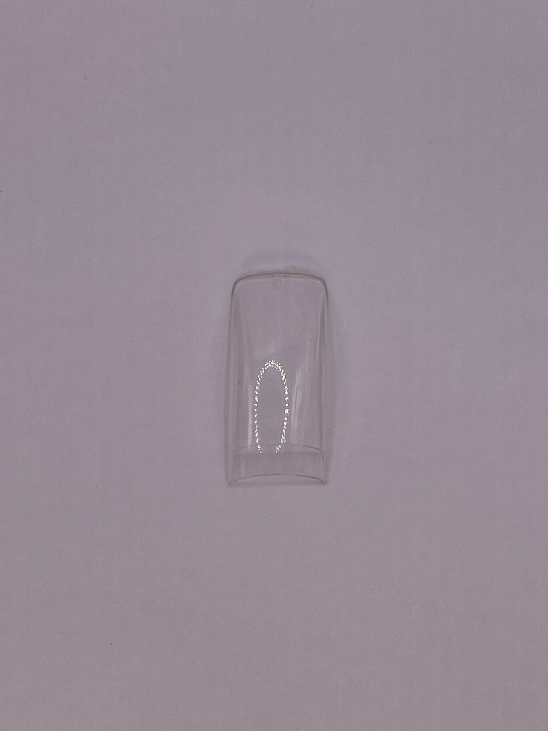 Klarer French Square Tip Nail-Accesoires von Nails Factory, 500 Stück, für Nagelgestaltung und Verlängerung