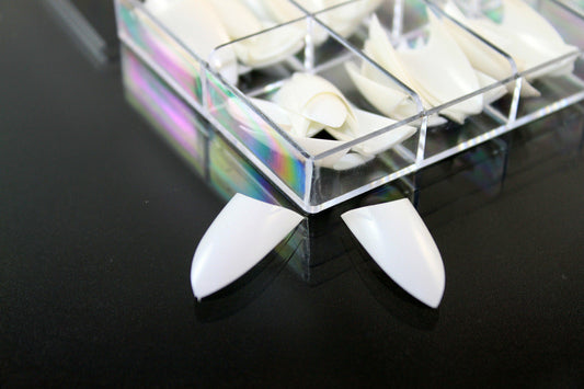 500 Stiletto Tips Weiss