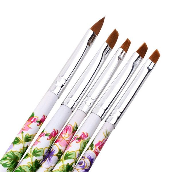 5er Set Gelpinsel Blumen