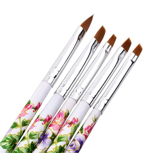 5er Set Gelpinsel Blumen