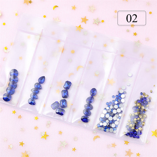 6er Set Strass Edelsteine Nr. 2