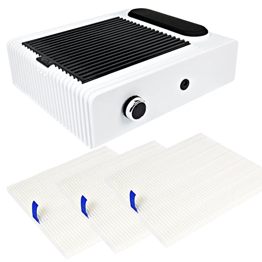 Absaugung für Nägel Deluxe + 3 Ersatzfilter Bundle