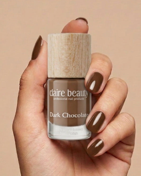 Green Plant Based Nagellack Dark Chocolate