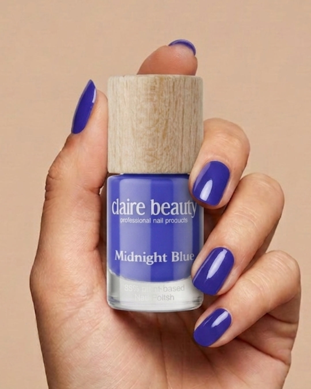 Green Plant Based Nagellack Midnight Blue