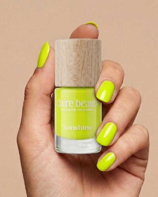 Green Plant Based Nagellack Sunshine