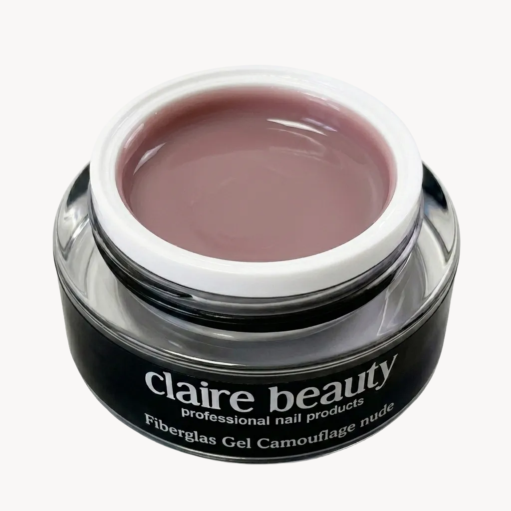 Fiberglas Camouflage Gel Nude 14 ml von claire beauty