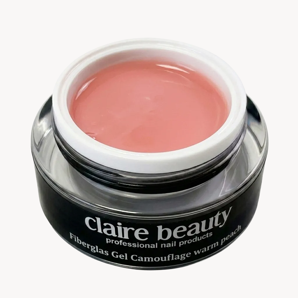 Fiberglas Camouflage Gel Warm Peach 14 ml von claire beauty