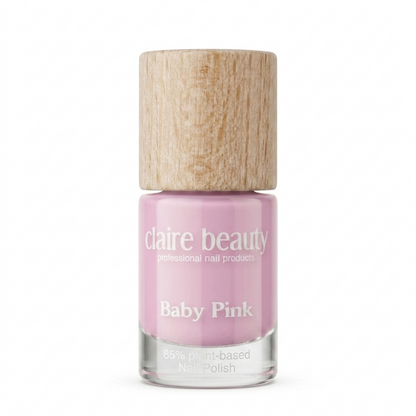 Green Plant Based Nagellack Baby Pink