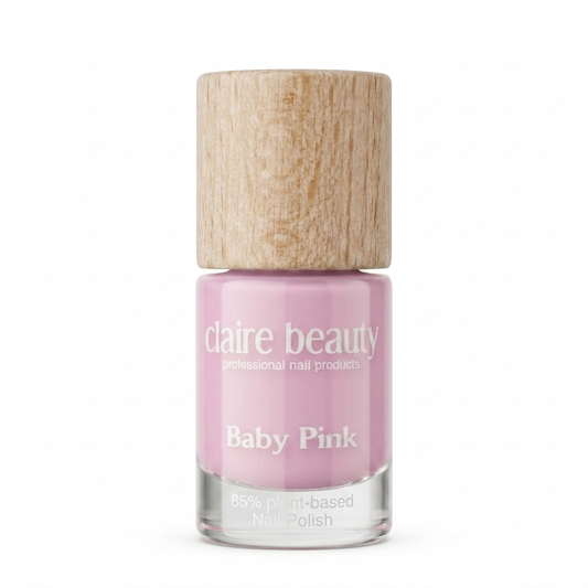 Green Plant Based Nagellack Baby Pink