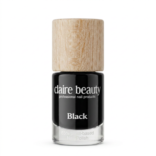 Green Plant Based Nagellack Black