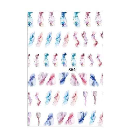 Nail Sticker Aquarell