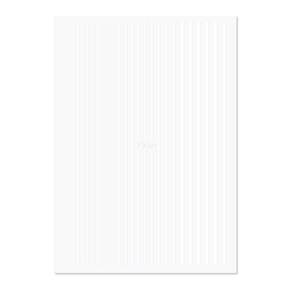 Nail Sticker Stripes Weiss