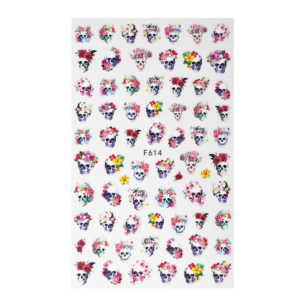 Nail Sticker Totenkopf modern