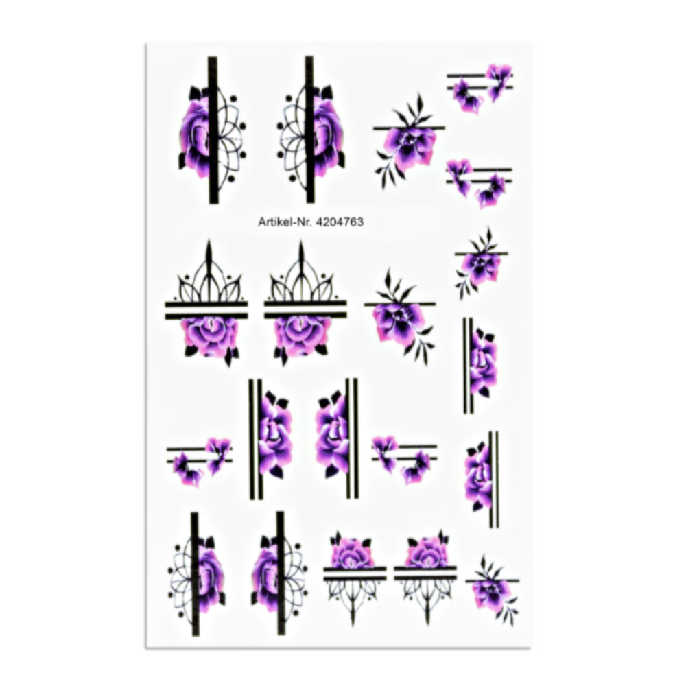 Nailart Tattoo Blüte III