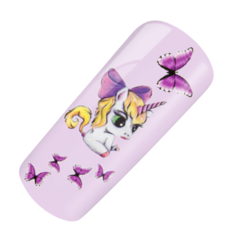 Nailart Tattoo Einhorn