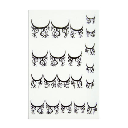 Nailart Tattoo French Ornamente