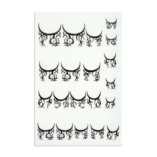 Nailart Tattoo French Ornamente