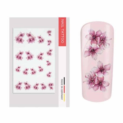 Nailart Tattoo Kirschblüten II