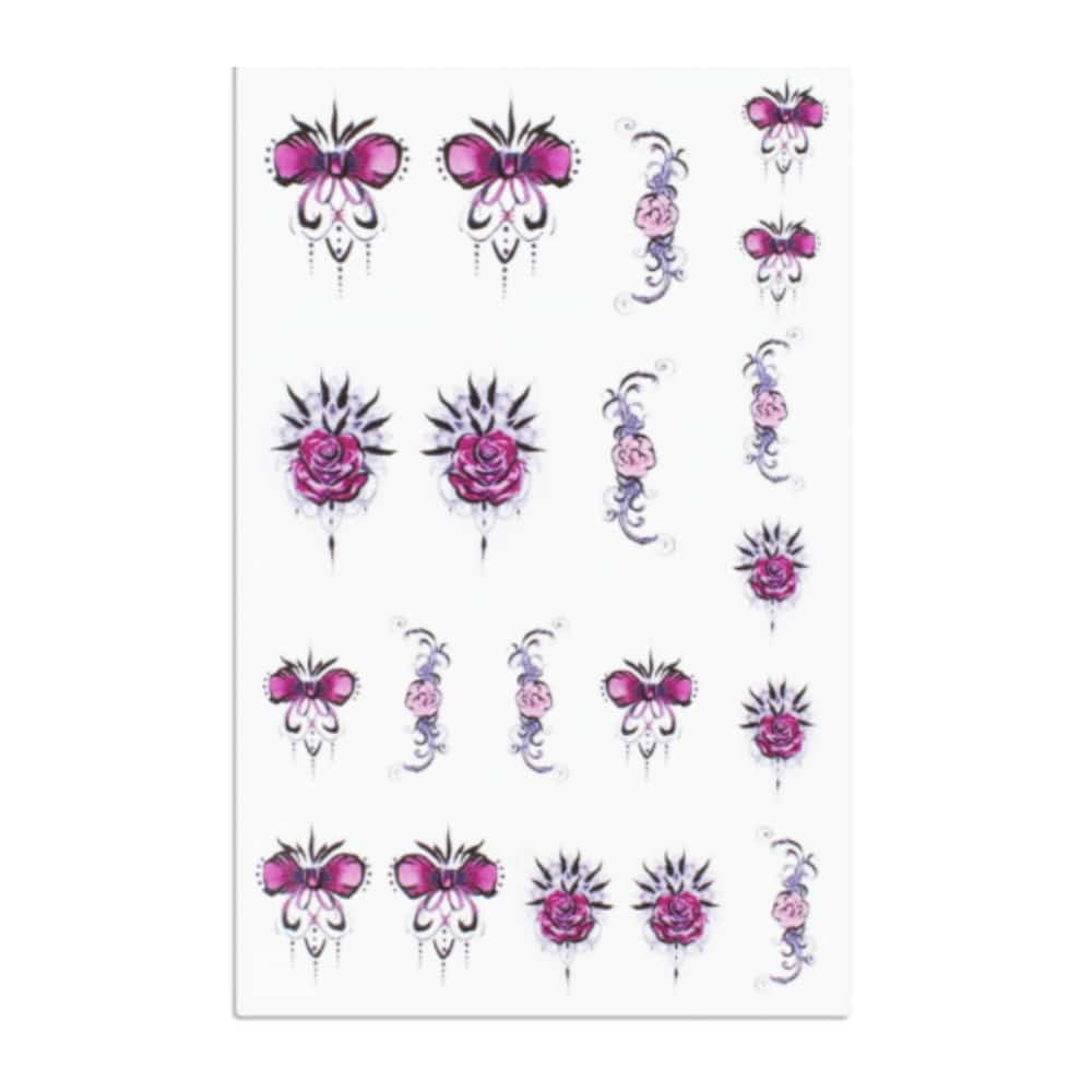 Nailart Tattoo Rose Ornament