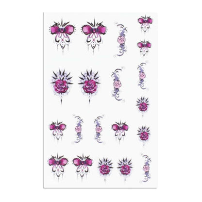 Nailart Tattoo Rose Ornament